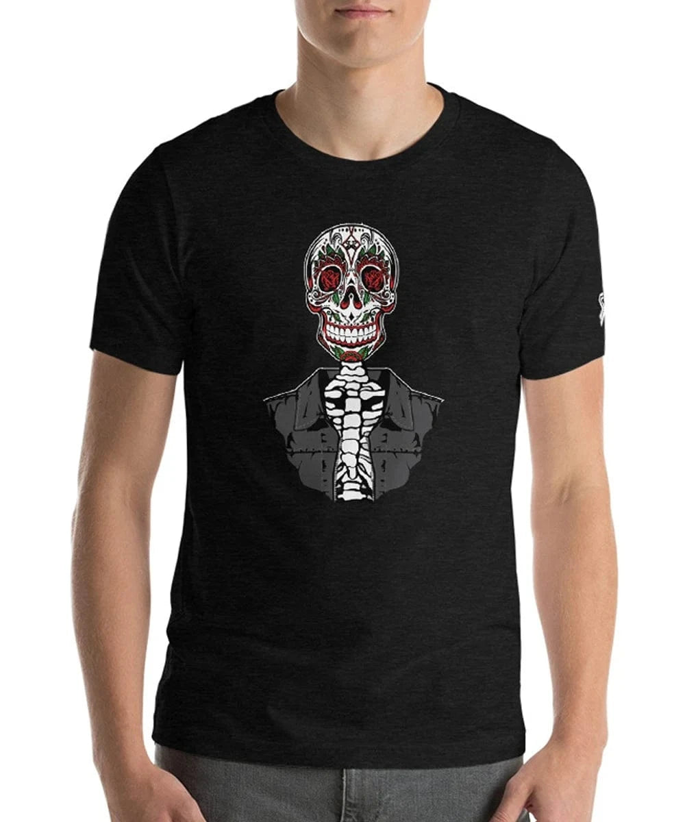 Soul Revolver mens Calavera leather jacket
