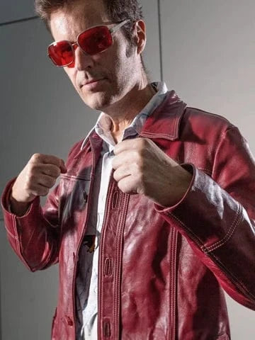Fight club leather jacket