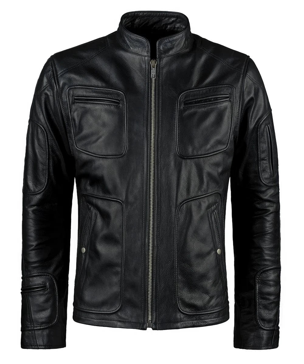 Soul Revolver mens Kirk leather jacket