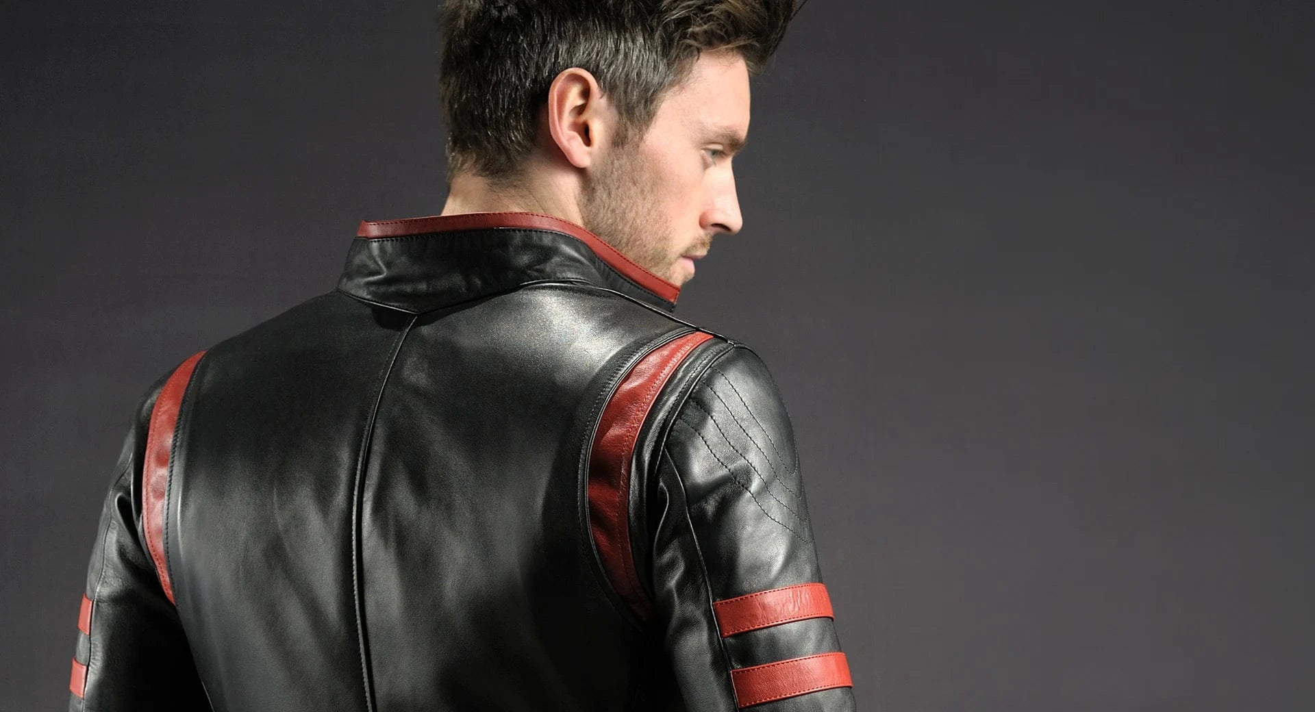 Leather jacket Back Side