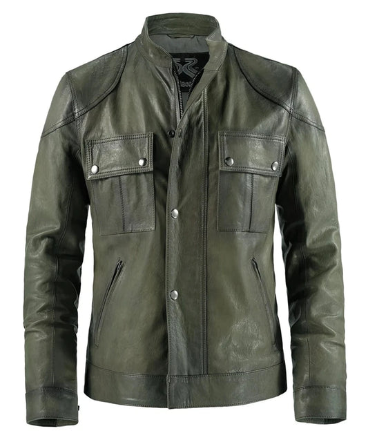 Soul Revolver Leather Jacket XS mens Wesley leather jacket