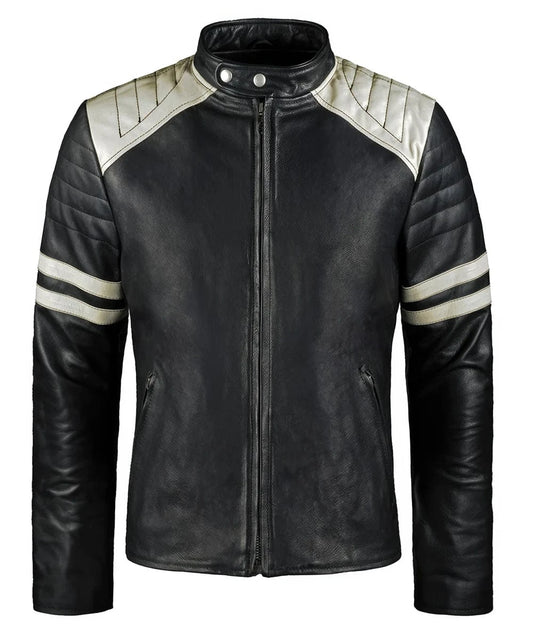 Soul Revolver Biker Leather Jacket mens Mayhem leather jacket