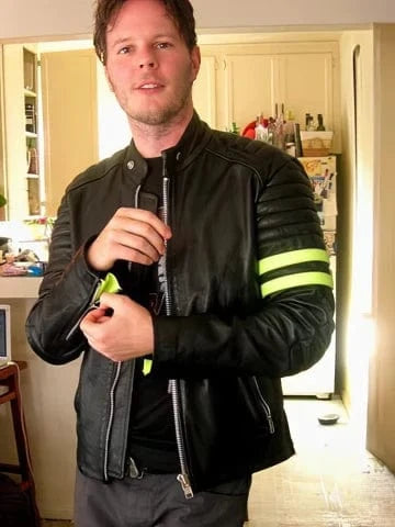 Mens custom hybrid leather jacket
